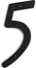 House Number 4 inch 10 cm Address Numbers Stylish Door Alphabet Plaque Street