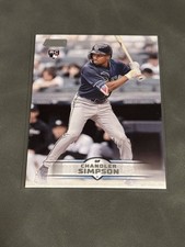 2025 Topps Stadium Club - Chandler Simpson #103 Rookie Card (RC) Tampa Bay Rays