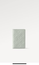 Authentic Louis Vuitton Pocket Organizer SS24 – Monogram Taurillon Leather Grey