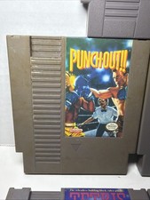 NES Game Lot of 5 Cali Games, Punch-Out, Pac-Man, Tetris, Tac Team Used Works!