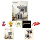 Cat Tower - cat Condo for Large Cats up to 7 kg - 2 Caves Scratching Post