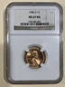 1986-D Lincoln Cent NGC MS 67 RD