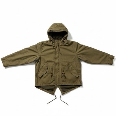 Alpha Industries Mens Flight Jacket Green Hooded Zip Military Medium NWT