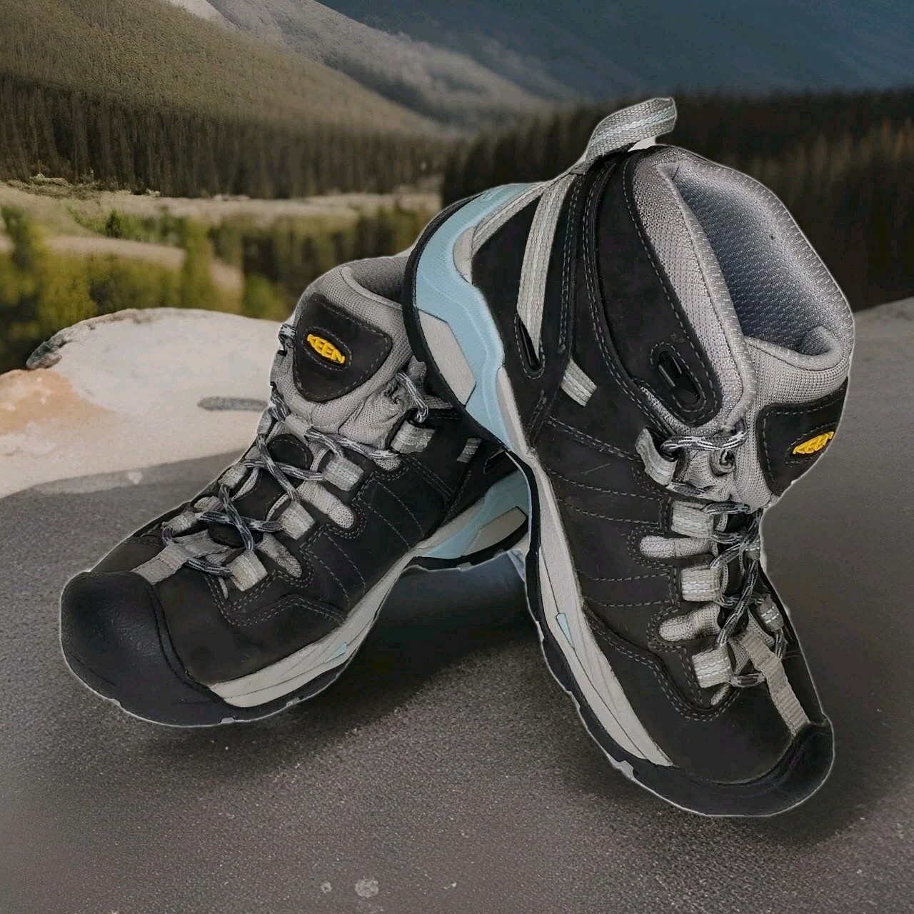 Scarpa scarpone da trekking Keen Key Tech Utility F2892 11 uomo taglia 6M nero montagna