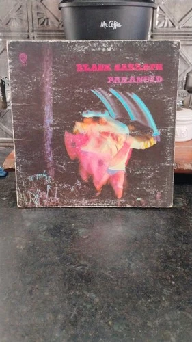 Vtg 1970 BLACK SABBATH Paranoid Vinyl Record Album WS 1887 w/ OZZY *COVER ONLY*