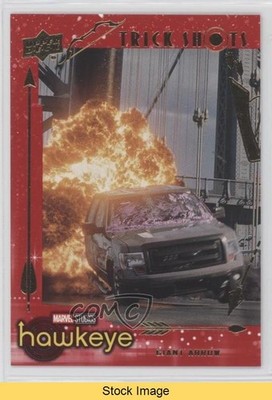 2023 Upper Deck Marvel Studios Hawkeye Trick Shots Red Giant Arrow READ 0qr0