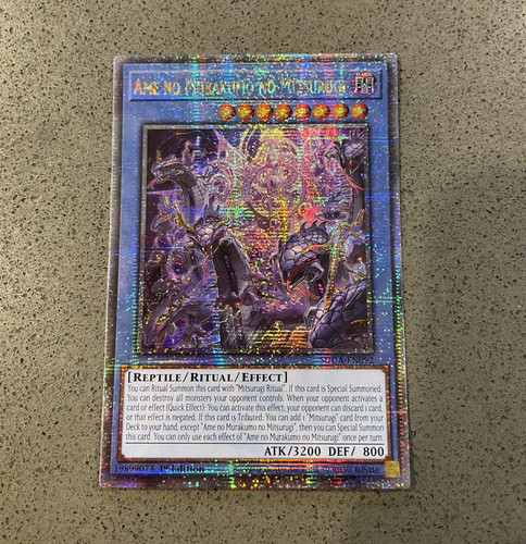 Ame no Murakumo no Mitsurugi [Quarter Century Secret Rare] SUDA-EN092 YuGiOh Supreme Darkness card