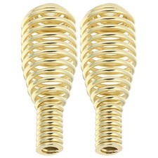 4 pcs Stainless Steel Spring Handle - Golden Spring Stove Handle - Spiral Coil