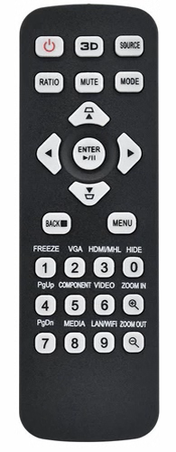 Ersatz Acer Beamer Fernbedienung X1323WH | X1323WHP | X1326AWH | X1328WH |-image
