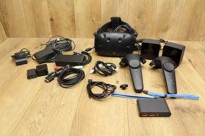 HTC Vive Virtual Reality Headset Kit Complete VR Gaming Set
