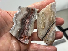 Mexican Laguna Crazy Lace Agate Slabs Cabbing Collecting Combo Ship Avail