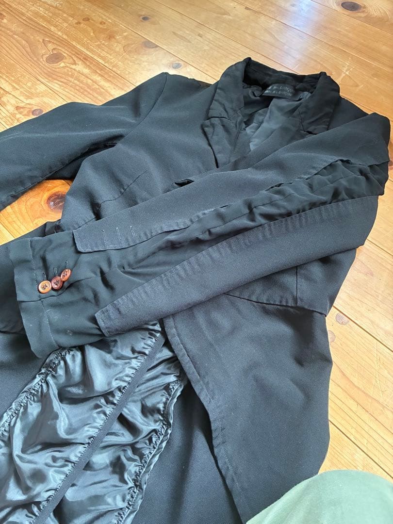 ComCom Black Tailored Jacket with Sheer Details, … - image 5