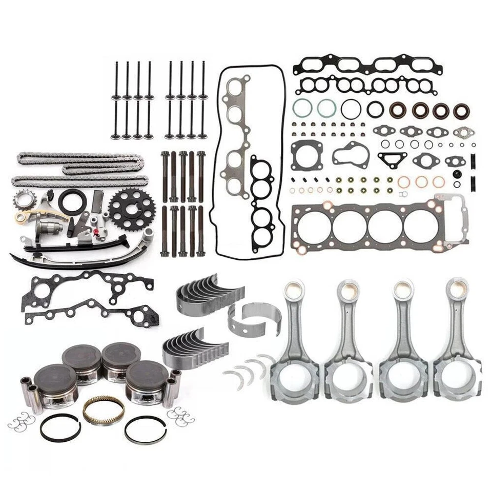 3RZ-FE 2.7L Engine Rebuild Overhaul Kit Crankshaft Rods Timing for Toyota Tacoma - Image 2 of 4