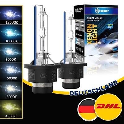 2x XENON BRENNER D2S 6000K 8000K 10000K 12000K 35W SCHEINWERFERLAMPE AUTOLAMPE