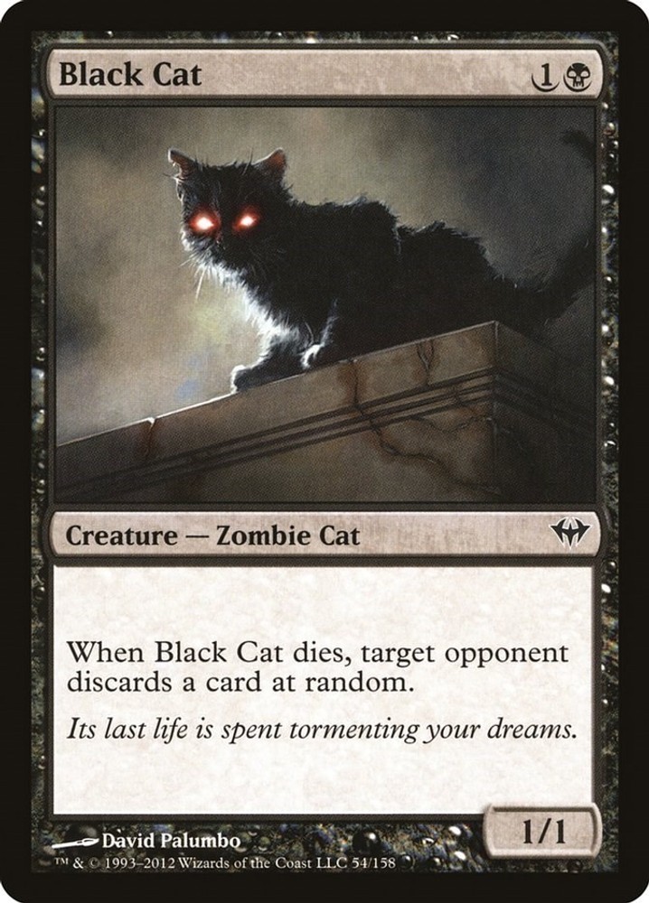 NM - Black Cat DKA - 54 Dark Ascension