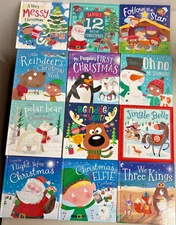 My Christmas Storybook Library 12 6x6 Book Set Brand New!