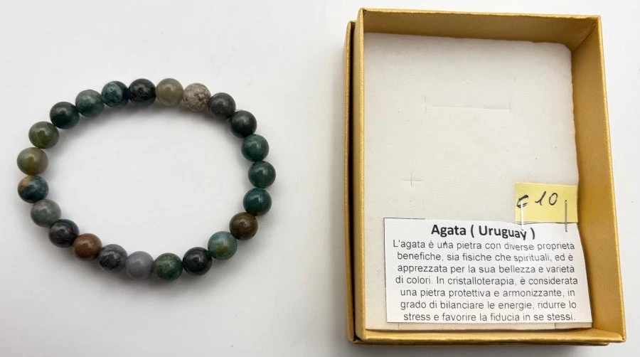 Braccialetto Pietre Agata Indiana - Immagine 3 di 4