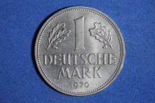 1970 F Germany 1 Mark Copper-Nickel Coin #M25442