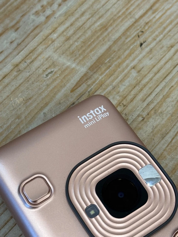 Fujifilm Instax Mini LiPlay Hybrid Instant Camera - Blush Gold Working - Image 2 of 4