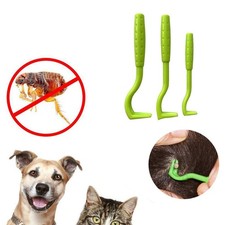3pcs Dog Tick Clip Pet Flea Removal Tool Cat Lice Remover Hook Pet Grooming Supp