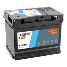 Exide EL600 EFB Autobatterie 60Ah Start Stop Batterie 12V B13 Starterbatterie
