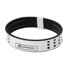 Phiten Rakuwa Bracelet S Duo  White/Black 16Cm 