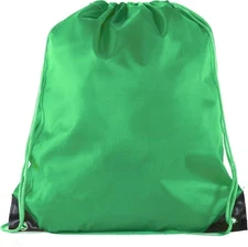 Mato & Hash Drawstring Bulk Bags Cinch Sacks Backpack 30 Bags, Forest Green 