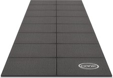 Exercise Bike Mat 29.5”x 63” Bike Trainer Floor Mat for Indoor Riding