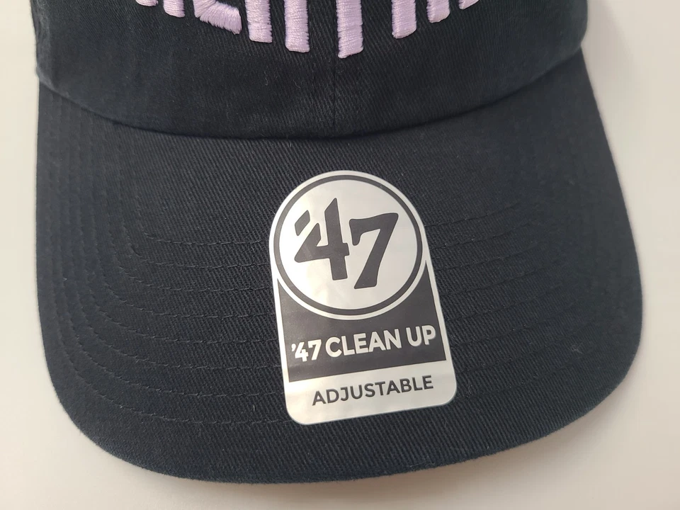 Gorra gorra ajustable Golden State Valkyries 47 marca limpieza correa WNBA negra Foto 3 de 4