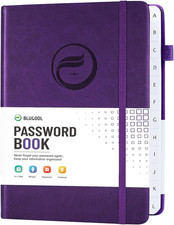 Password Book with Alphabetical Tabs, Hardcover Password Keeper, Password Not...