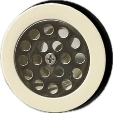 LaSalle Bristol RV Shower Drain w/ Grid Strainer 1-7/8" Diameter Parchment