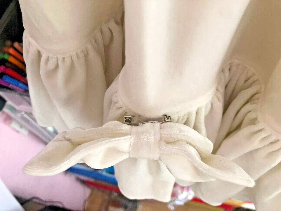 Metamorphose cream velvet skirt, size 16 bfb3 - Image 3 of 4