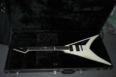 E-II SV ホワイト フライングv ESP E-II V White Japan MIJ w/ Case Phil Sandoval Armored