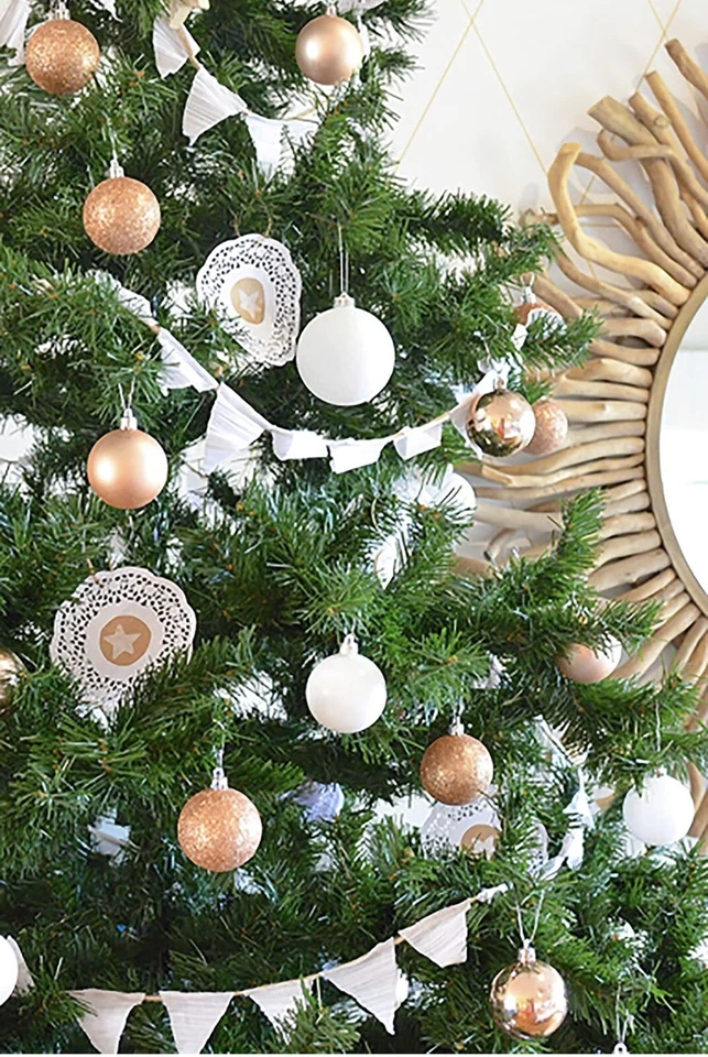 Perfect Holiday Christmas Tree 7 Feet PVC Classic Evergreen New with Defects - Image 2 of 4