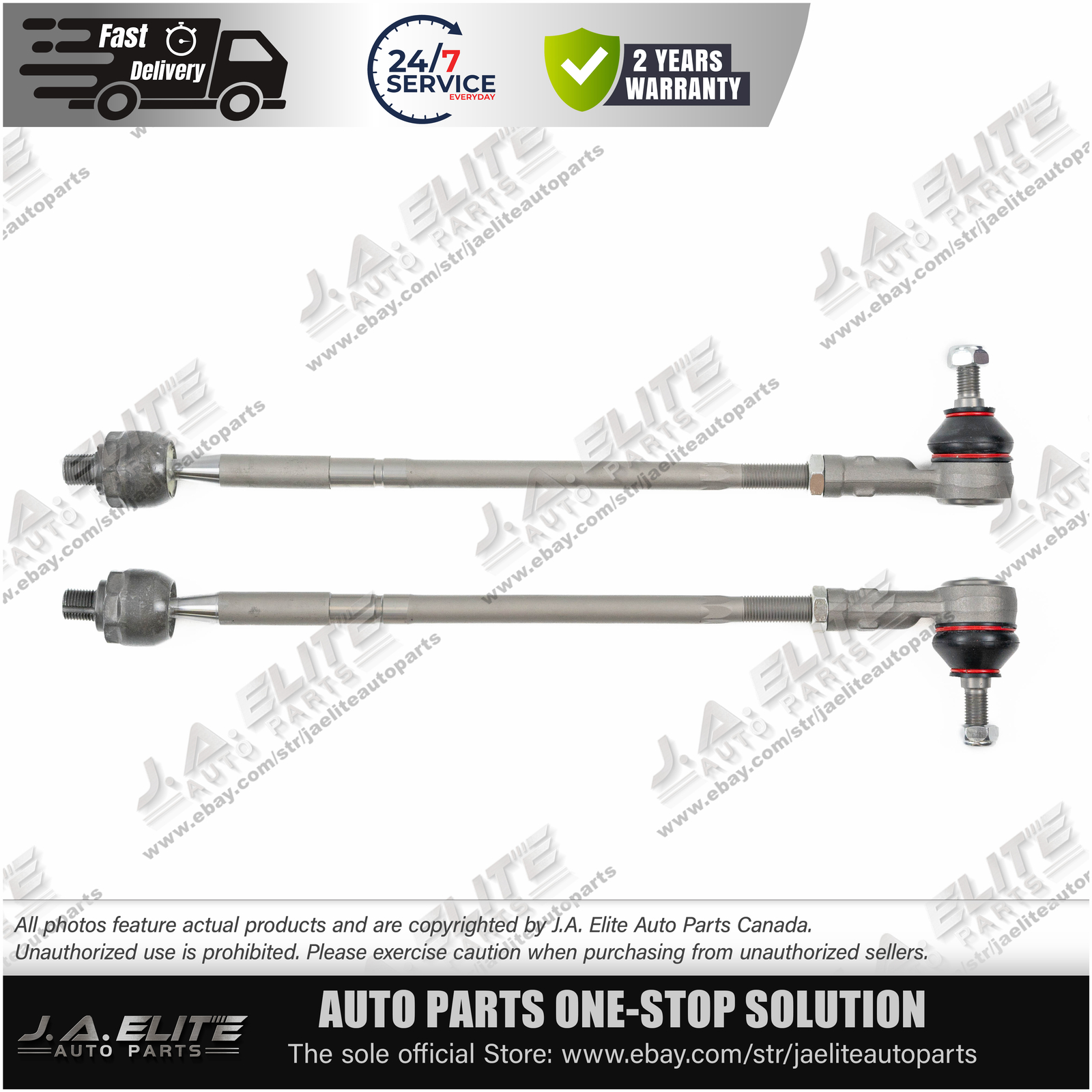 Bentley Mulsanne 2010 Tie rod ends 4 pcs P/N 3Y0422811