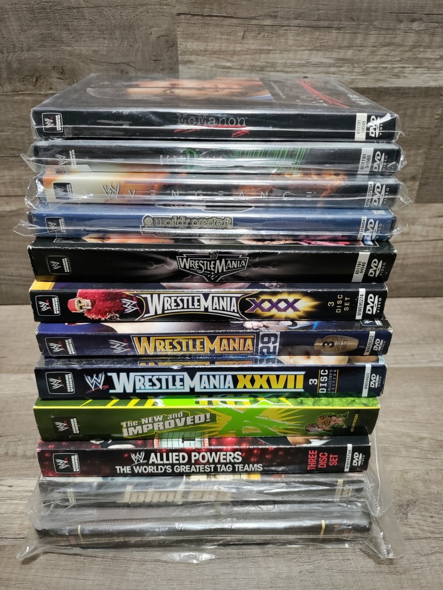 WWE DVD12枚セット RARE Lot Of 12 Wrestling WWE DVDs Complete Excellent