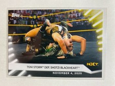 Toni Storm def. Shotzi Blackheart 2021 Topps WWE #91 Card