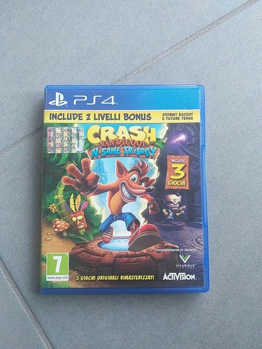 CRASH BANDICOOT N SANE TRILOGY PS4 PS 4 PS5 PS 5 USATO PERFETTO ITALIANO |  eBay