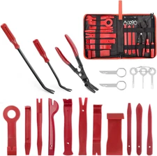 GOOACC 19Pcs Trim Removal Tool Set for Car Panel, Fasteners, Upholstery & Clips