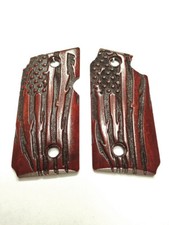 Rosewood American Flag Grips For Sig Sauer P238