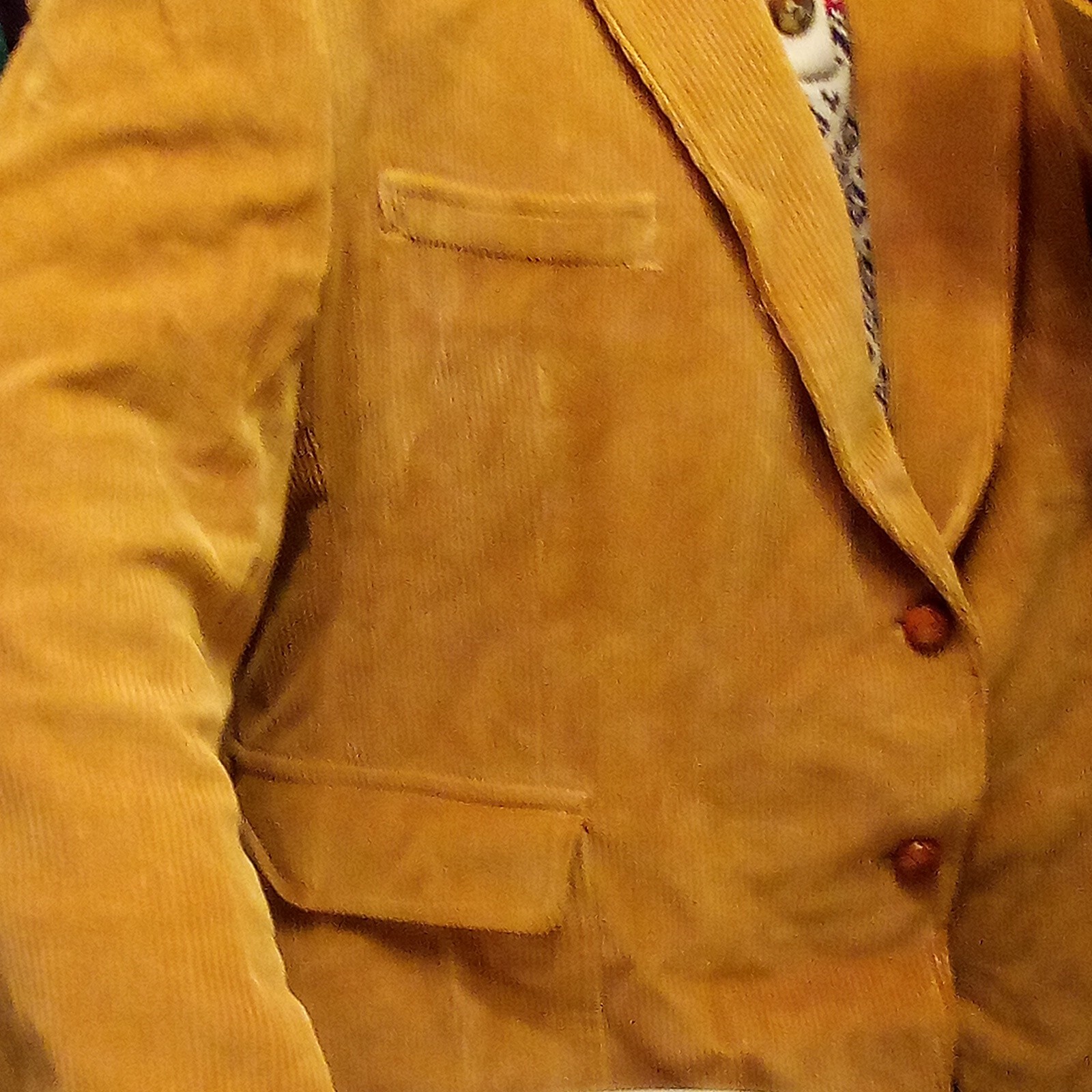 Gold Cashual Sport Coat for Men