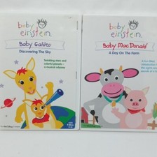 Disney Baby Einstein Learning DVD Lot Of 2 For 9 Month Old Plus