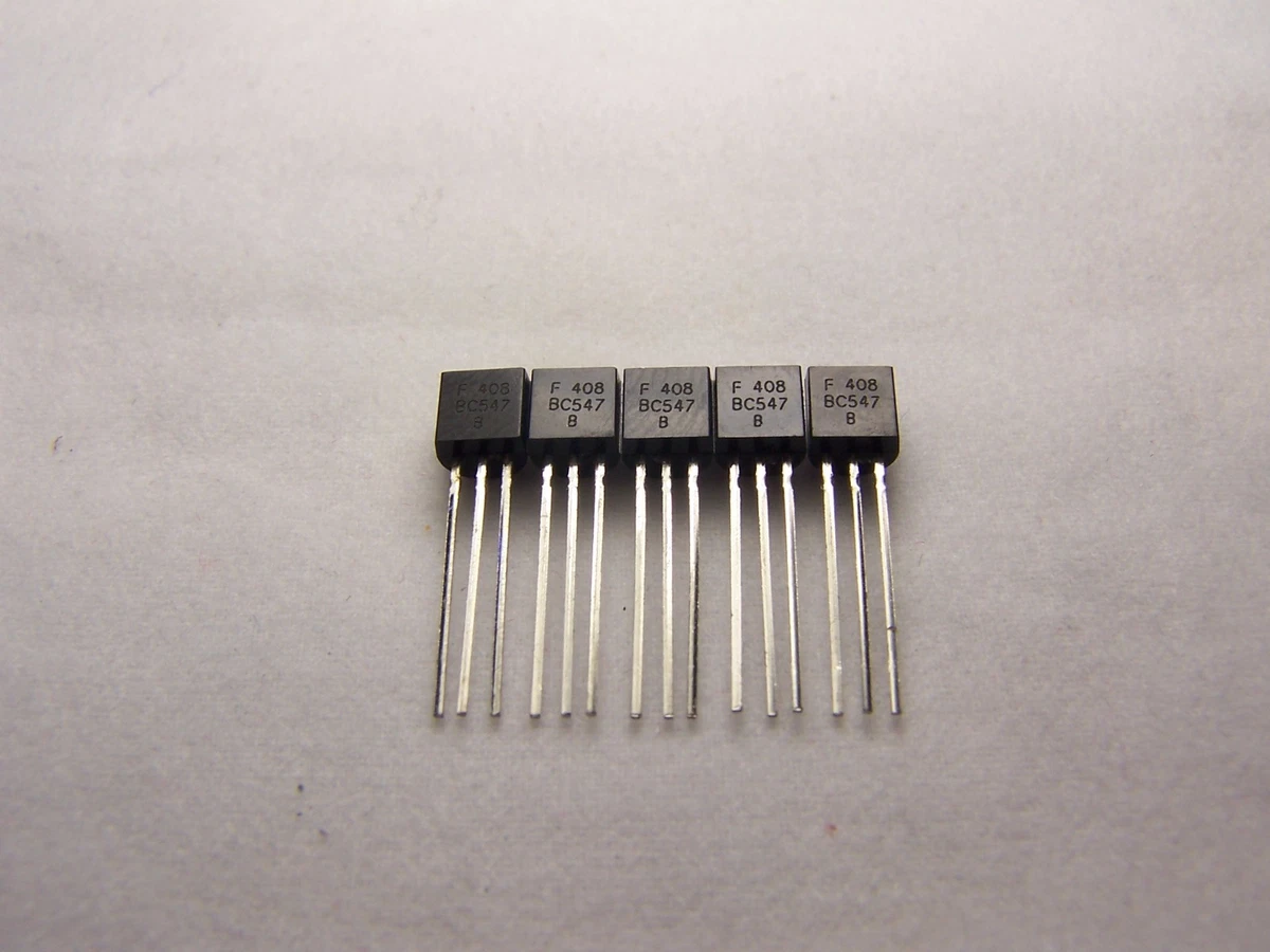 BC547 NPN Silicon Transistor 45V 0.1A (5pcs.)