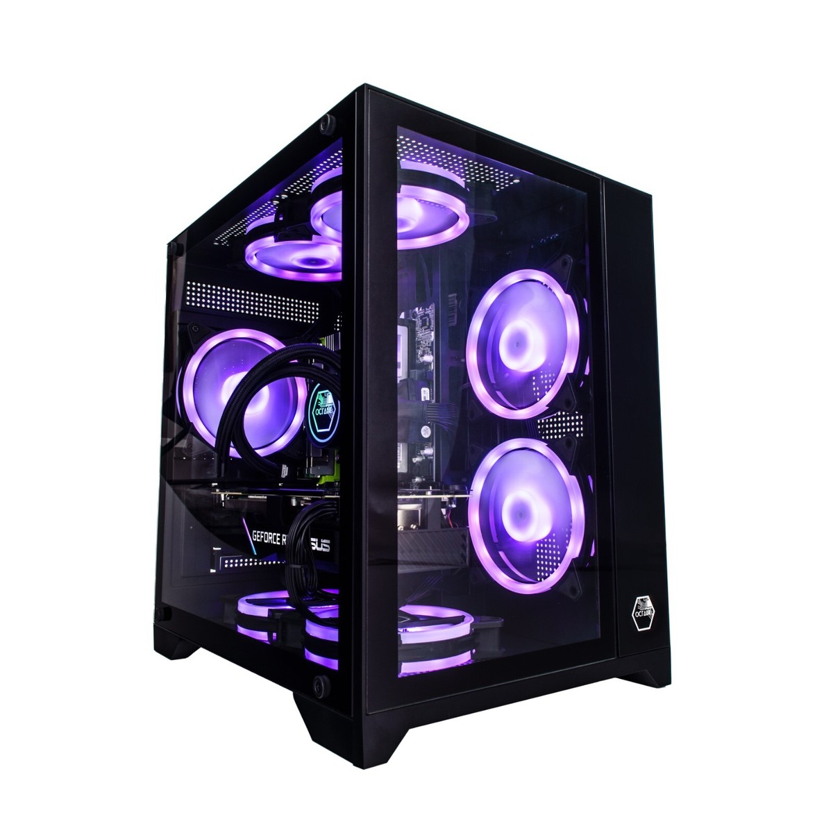 Chroma Gaming PC FULLRGB RTX 3050 10 Core 32GB RAM 250GB M.2 SSD + 