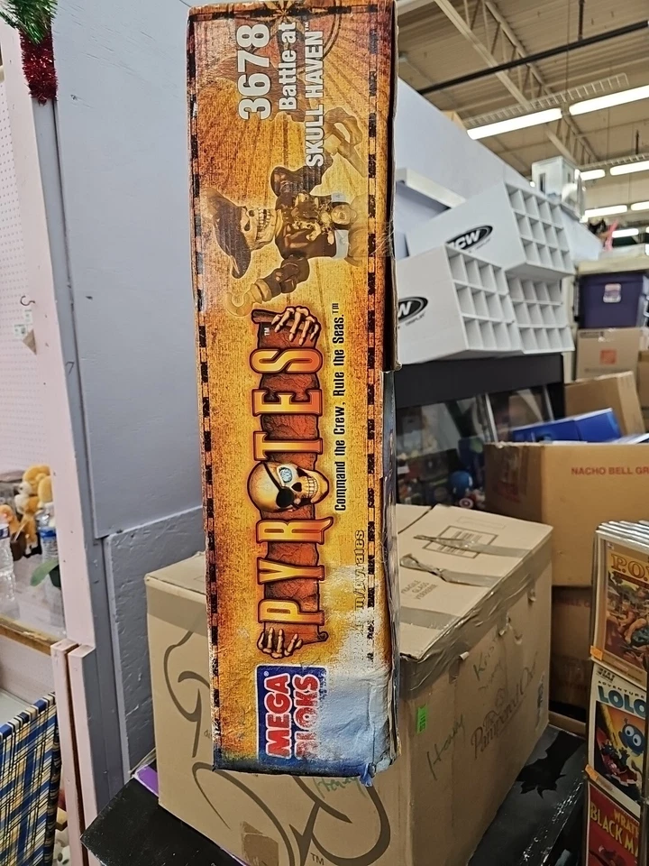 Mega Bloks Pyrates Battle at Skull Haven 3678 *New Very Rare Box Dammage - Image 4 of 4