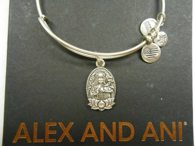 Alex And Ani Guan Yin Expandable Bangle Bracelet Rafaelian Silver A17ebgyrs For Sale Online Ebay