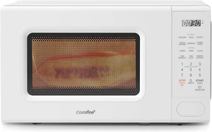 COMFEE Micro-ondes rétro 700W, 11 Niveaux de puissance, cuisson multi-étapes & Minuterie