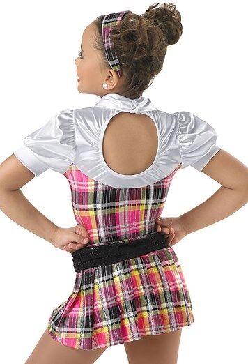Dance Costume CHILD & ADULT School Plaid Musical Theater Jazz Tap Clogging Algy