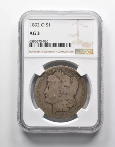 AG3 1892-O Morgan Silver Dollar NGC Lowball Low Ball Pocket Piece *9123