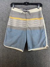 Hang Ten Board Shorts Boys Size Medium 10-12 Flat Front Drawstring Swim Trunks